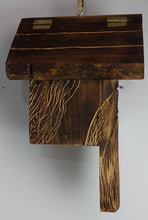 Load image into Gallery viewer, Hand Carved Wood Spirit Bird House