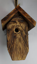 Load image into Gallery viewer, Hand Carved Wood Spirit Bird House