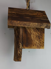 Load image into Gallery viewer, Hand Carved Wood Spirit Bird House