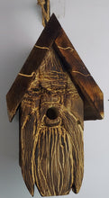 Load image into Gallery viewer, Hand Carved Wood Spirit Bird House