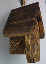 Load image into Gallery viewer, Hand Carved Wood Spirit Bird House