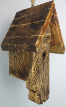 Load image into Gallery viewer, Hand Carved Wood Spirit Bird House