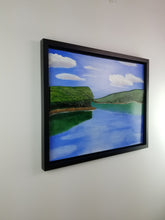 Load image into Gallery viewer, Painting - Ashokan Reservoir Reflection - Mixed Media