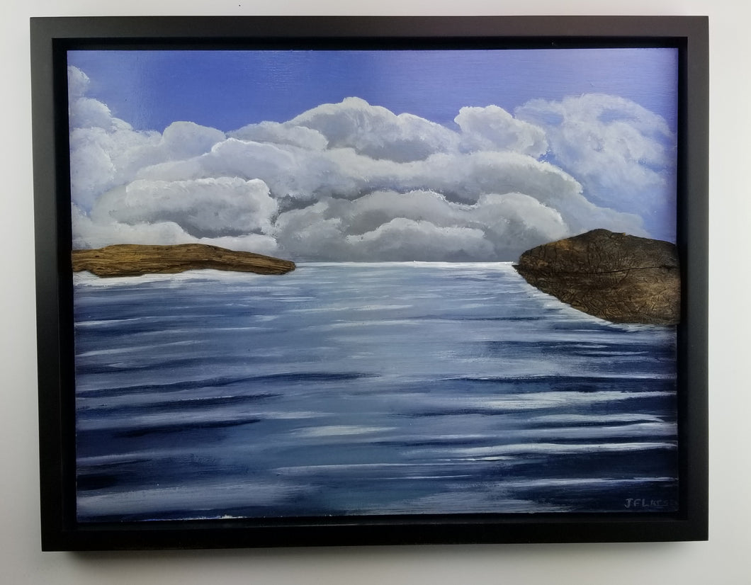 Painting - Driftwood Harbor - Mixed Media